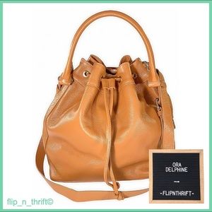 🎉HP🎉 ORA DELPHINE Tan Leather Hobo Bag👜